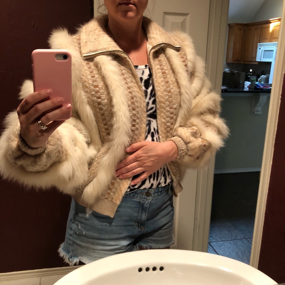 Vintage Fur Coat Schjelde Bomber